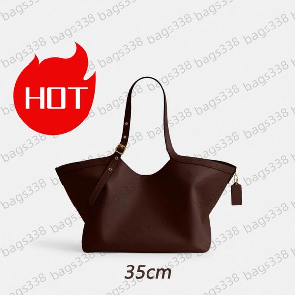 

Designer bags Brooklynn 28 39 suede handbag luxury womens classic capacity leather 23 35 tote bag fashion crossbody shoulder YN quality minimalist plain classic, A10#23cm