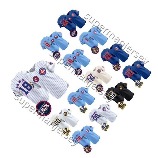 Kyle Tucker Nico Hoerner Cubs baseball Jersey Pete Crow-Armstrong Seiya Suzuki Ian Happ Shota Imanaga Dansby Swanson Busch Patrick Wisdom Morel Imanaga Shota 18 S-4XL