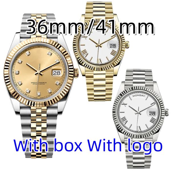 

super clone watch designer watch luxury watch mens watch luxuriou automatic montre high quality Men's Watch 41mm Ladies' 36mm women watches men watch with box Watch, Lavender