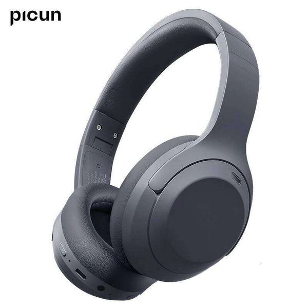 Picun F1 ANC Wireless 5.4 Hi-FI Audio Headphones 43dB Adaptive Noise Cancelling Headsets 40mm Driver 80H Playtime APP 26W0310
