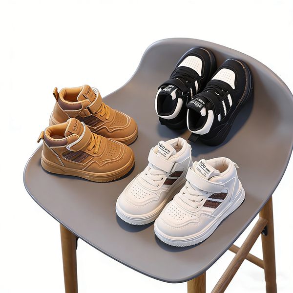 

Kids Casual Shoes Breathable Lightweight Soft Sole Anti-slip Children Sneakers for Boys Girls Free Shipping, Black