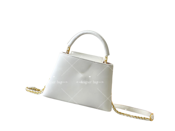 

Stylish Long-lasting Ladies' Leather Backpack Practical Everyday Carry-On Companion, White