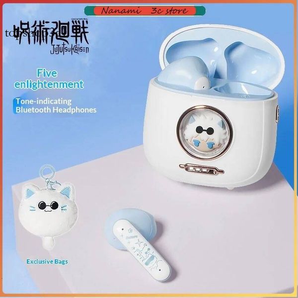 New Gojo Satoru Wireless Earphones Anime Gift Cute HIFI Bluetooth5.3 Headset Cosplay Active Noise Cancellation Headphone Gifts