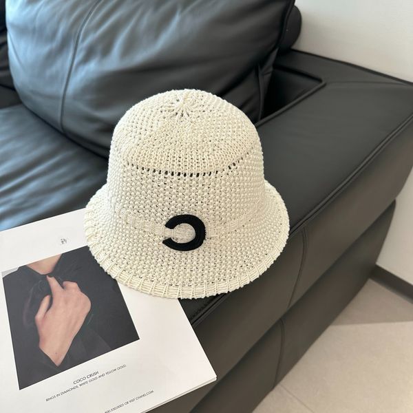 

Women's Designer Hat Wide Brim Hats Bucket Luxury Hats Letter Casquette Luxe For Summer Outdoor Travel Beach Hats, 8#