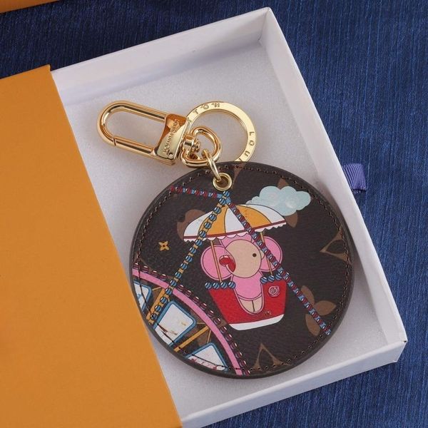 

High Quality Keychain Classic Luxury Designer Car Keyring Letter Unisex Lanyard Gold Black Jewelry