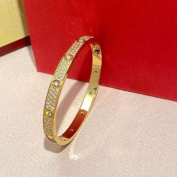 

Designer Bracelet Bangle For Women Men Cuff Bracelet With diamonds Bracelet Size 16-19 Luxury Jewelry Woman Christmas Gift