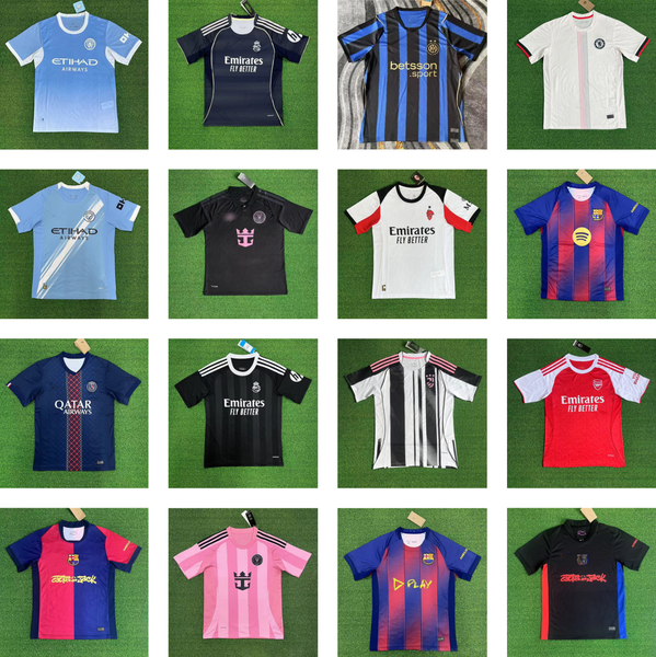 

5A 2526 jersey football designer T-shirt Men' T Shirts Real Madrid Home And Away Football Jerseys Fan Version Customized Special Edition Cross-Border Wholesale, Green