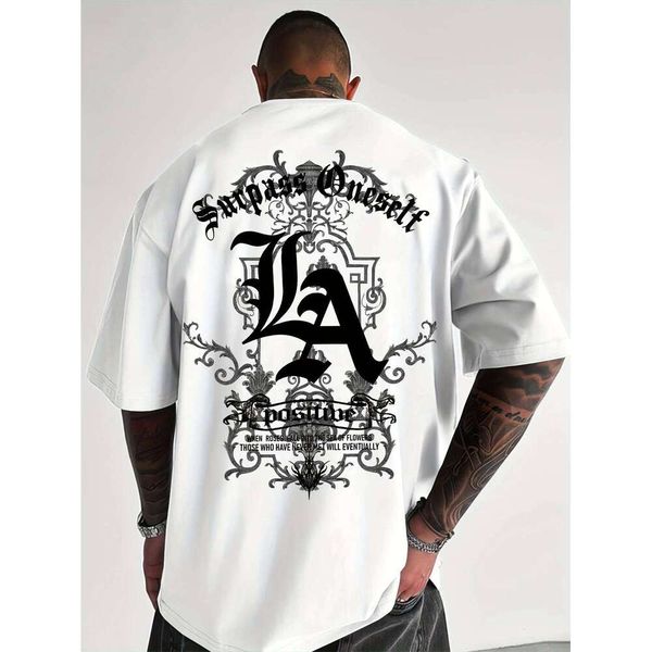 A new summer 2025 casual fashionable 3D printed pattern breathable lightweight comfortable and soft men's T-shirt Q260312