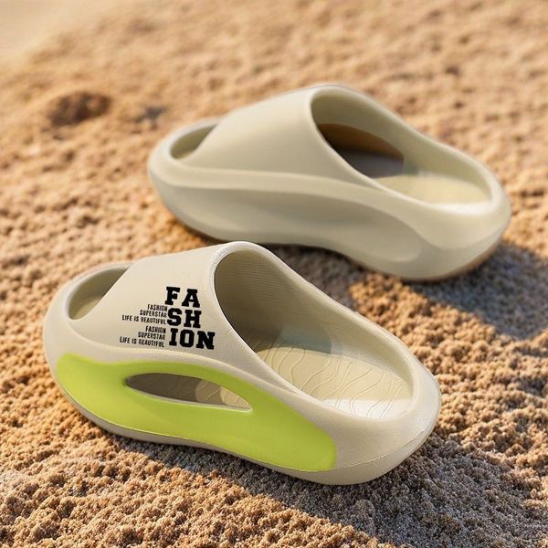 

Kids Thick Sole Hollow Out Slippers Boys Girls Non-Slip Soft Drying EVA Bathroom Sandals for Indoor Outdoor Beach Pool Sandals, Black