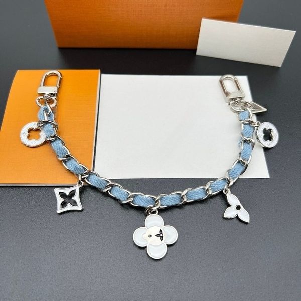 

New Designer Bag Charm Keychain Luxury High Quality Stainless Steel Bag Pendant for Men Women Fashion Key Rings Bag Accessory Holiday Gift