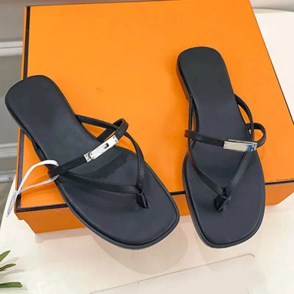 

Palladium plated buckle Miss sandal luxury calfskin Mini style interlaced silhouette Minimalist womens sandals Womens Classic Buckle Shoes size 35-44, Color 10