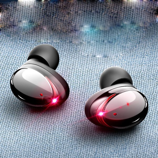 Wireless Bluetooth Earphones 3000mAh Charging Box Power Bank, Mono & Binaural Separate Use, Mini In-Ear Headset for All Smartphones good sounds Headphones