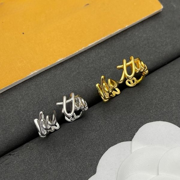 

Band Rings Vintage Designer Band Rings Women Fashion Letter Gold Silver Plated Wedding Jewelry Ring Fine Finger Ring