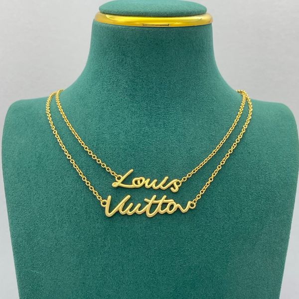 

Fashion Necklaces Designer jewelry Necklace for Women Party Wedding Lovers Mother's Day Gift With Gift Box