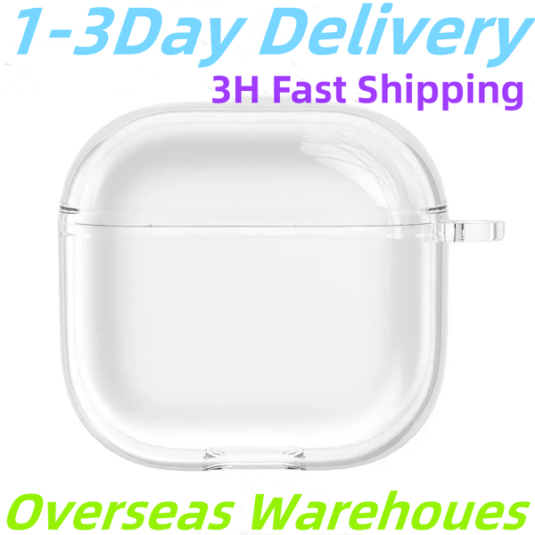 

USA Stock For AirPods Pro 2 3 4 AirpodsPro 3 Headphone Accessories Silicone Protective ANC Noise Cancellation Headphone Pro Max 2 Headphone Case