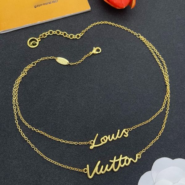 

Fashion Necklaces Designer jewelry Necklace for Women Party Wedding Lovers Mother's Day Gift With Gift Box