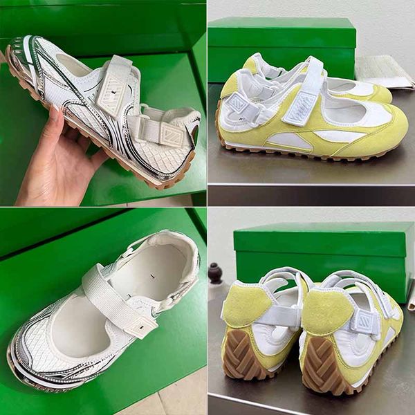 

New season designer Mary Jane Sneakers lightweight technical fabric mesh Comfortable breathable Feminine Orbit Flash Mary Jane shoes Trendy feminine Ballerines, Four