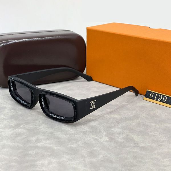 

Men Sunglasses Designer Sunglass for Women Luxury Sun glass Retro Goggle Adumbral Summer Travel Beach Eyeglasses UV400 Oval Letter design