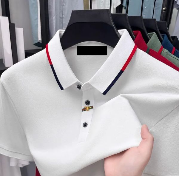 

polo shirt mens polo designer shirts italy luxury letter embroidery polo t shirt summer leisure mens short sleeved tshirt with multiple styles available size m-XXXL, A1