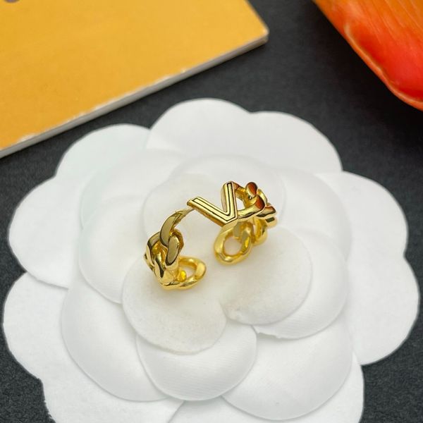 

Designer Rings Letter Crystal Band Rings Gold Plated Opening Ring For Women Party Fashion Jewelry Gift