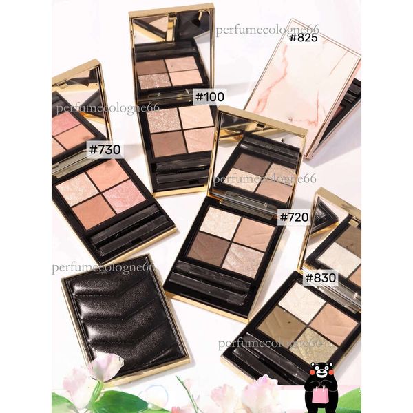 

Couture mini clutch Eye Shadow Palette beautuy cosmesticsz Makeup 4-colors Eyeshadow long-lasting waterproof 100 200 300 400 500 600, Black