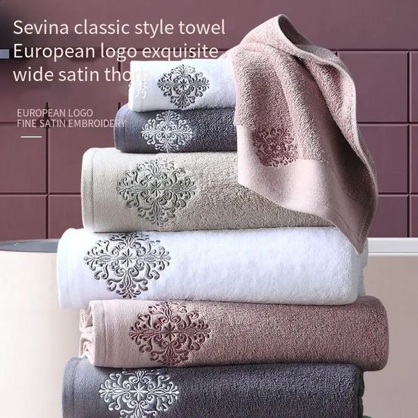 Adult Men Gray ious Thicken Soft Cotton Face Towel Absorbent Bathroomr Family els SPA Saunas Bath Towel Sets Women Pink 260313