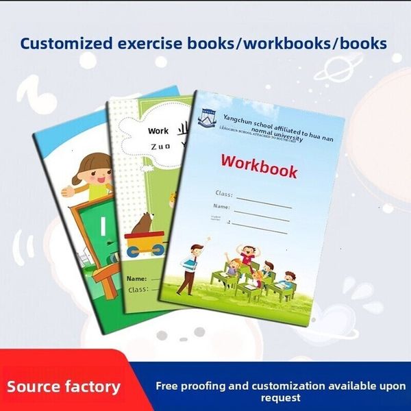 

Source Manufacturer Direct Sale Practice Notebook Journal Promotional Brochure Book Printable Logo Poster