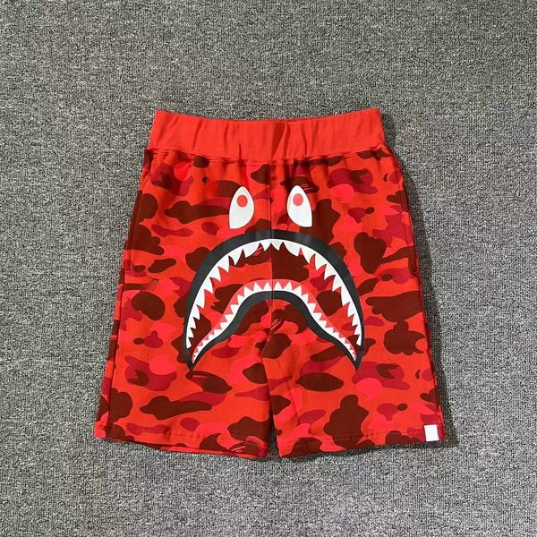 Men's designer shorts Shark camouflage Gothic jorts Y2k Baggy Retro basketball shorts Hip Hop short Pants Cotton Loose Streetwear