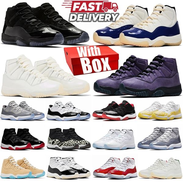 

Basketball Shoes for Men Women 11s Gamma Blue Pearl Mojave Rare Cool Grey Cherry Bred Cap Gown 11 Mens Trainers Outdoor Sports Sneakers With Box, #3
