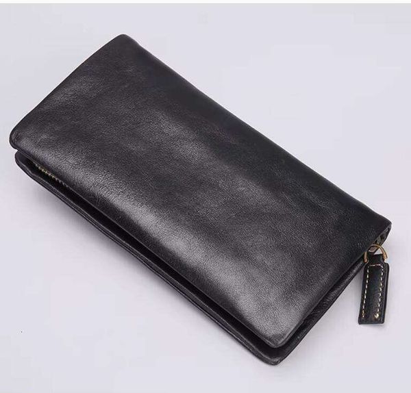 Coin Purses Wallets men women high quality custom Name design Holders cowhide Card Holder With Box Customized A11