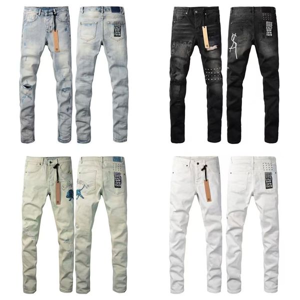ksubi jeans Brand ksubis jeans High quality fashion men jeans designer pant distressed ripped biker black blue jean slim fit designer pants Q260516