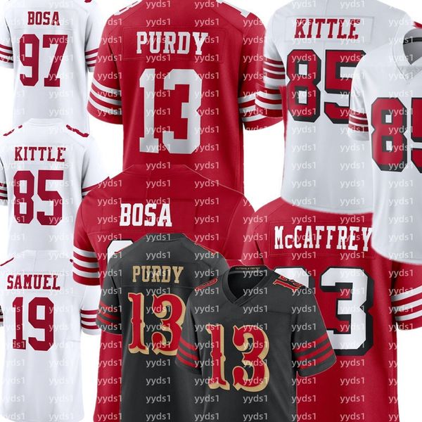Mike Evans Brock Purdy Christian McCaffrey George Kittle Nick Bosa Fred Warner Trent Williams Jauan Jennings Dee Winters Deommodore Lenoir Football Jersey