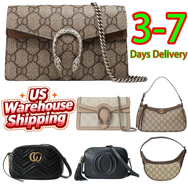 

guccii bag for women Designer Bag Luxury Bag Shoulder Bag Handbag Ebony Tiger-Head Buckle Bag All-Over Monogram Print Shoulder Bag Canvas and Leather Mix Crossbody Bag, #40