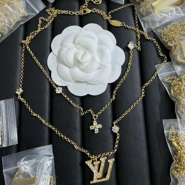 

necklace designer for women Men Luxury luxury jewelry Fashion Necklaces Gold Pattern Chains Jewelry Party Accessories Stainless Steel gold necklace chains