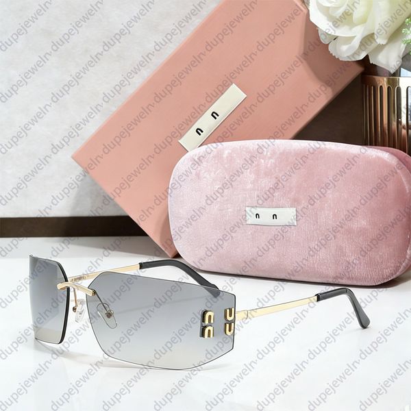 

Sunglasses For Women Designer Womens Sunglasses Mu54YS Wrap Eyewear Top Quality With Box SMIU Mi Lady Eyeglass Big Frame Vintage MiuSun Glases