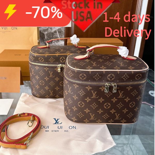 

louiss vuittionn bag M42265 Designer handbag luxury makeup bag classic designer handbag denim shoulder bag women's crossbody bag blue handbag retro handbag, Ivory