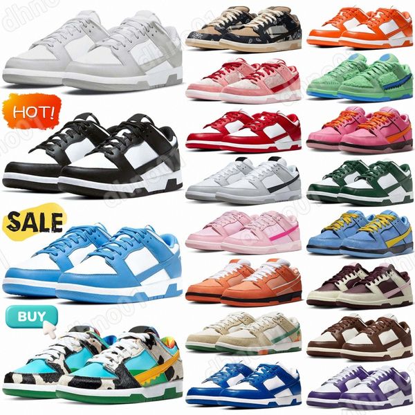sneakers shoes casual shoes men low Concepts Orange Lobster Triple Pink grey black University Blue size 36-45 c8iF#