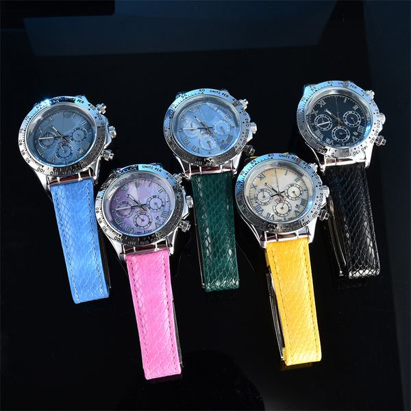 Mens Watch Full function All Dials Work Quartz Luxury Wristwatch Hot Sale For Multifunctional Automatic Date Rubber Strap Chronograph Daily Male Clocks