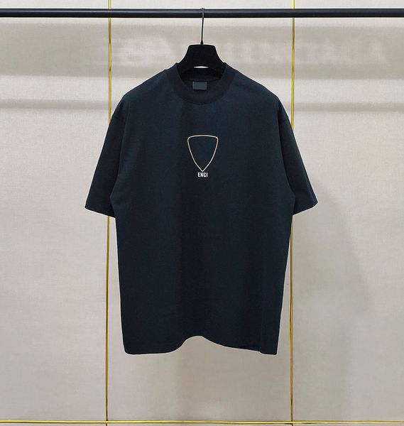 Men's Plus Tees & Polos Round neck embroidered and printed polar style summer wear with street pure cotton Oversized, one size larger than American and Eu sizes 433g