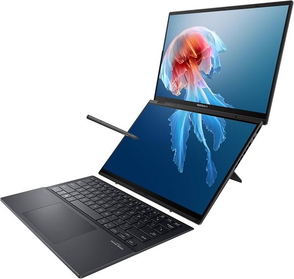 FRESH IN Duo Dual 14" OLED WUXGA Notebook Intel Core Ultra 7 155H 16GB RAM 1TB SSD Intel Arc Graphics Inkwell Gray .
