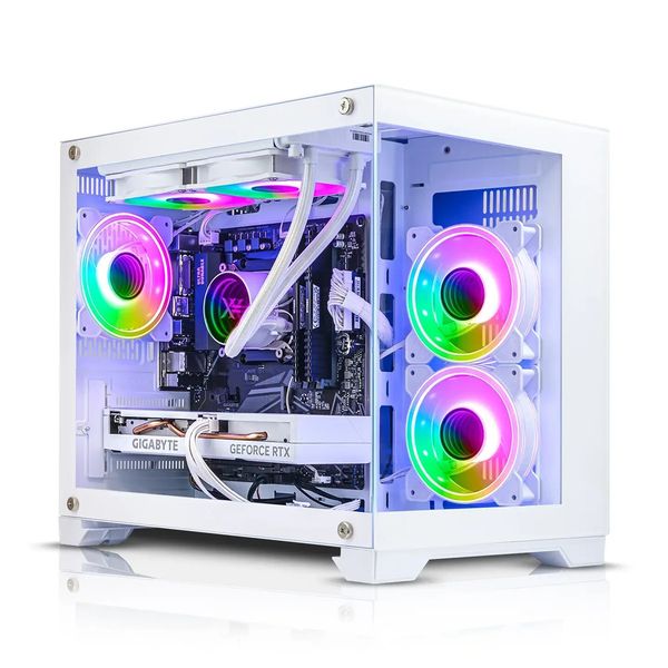 FRESH IN CyberPowerPC Luxe Gaming PC - Intel Core i9-12900KF, Nvidia RTX 5070 12GB, 32GB RAM, 1TB NVMe SSD, 750W 80+ PSU, Wi-Fi, Liquid Cooling, Windows 11, Ark RGB Computers.