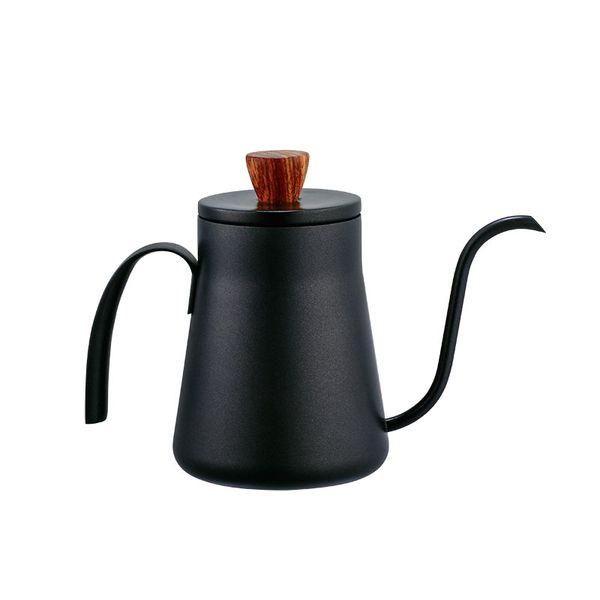 Polished Gooseneck Pour Over Drip Pot 400ml S/S Coffee Pot