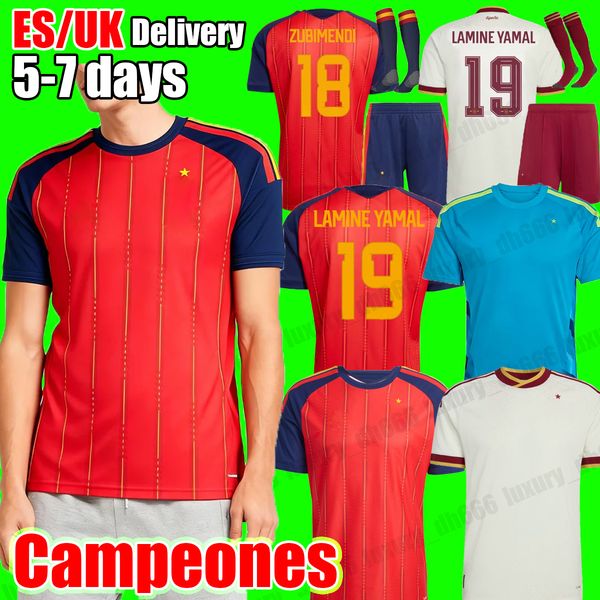 

4XL Camiseta espana mundial 2026 espana jersey 2026 World Cup Spain Soccer Jerseys 26 PEDRI LAMINE YAMAL MORATA Carvajal OLMO FERRAN RODRIGO Men Kid Kit Adulto ninos, Black