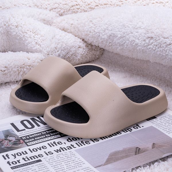 

Free delivery Kids Thick Sole Slide Sandals Non-Slip Massage Footbed Soft EVA Slippers for Boys Girls Summer Beach Bathroom Casual Shoes Size28-39, White