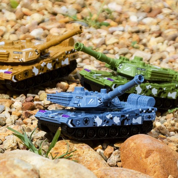 

Kids Inertia Tank Toy Simulation Military Tank Model Car Boys Gift Street Stall Wholesale Toy, Green