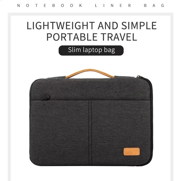 Computer Bag Laptop Sleeve Bag 14 15.6 Inch Notebook Pouch for Shockproof Computer Briefcase for Business Travel Laptop case 260904