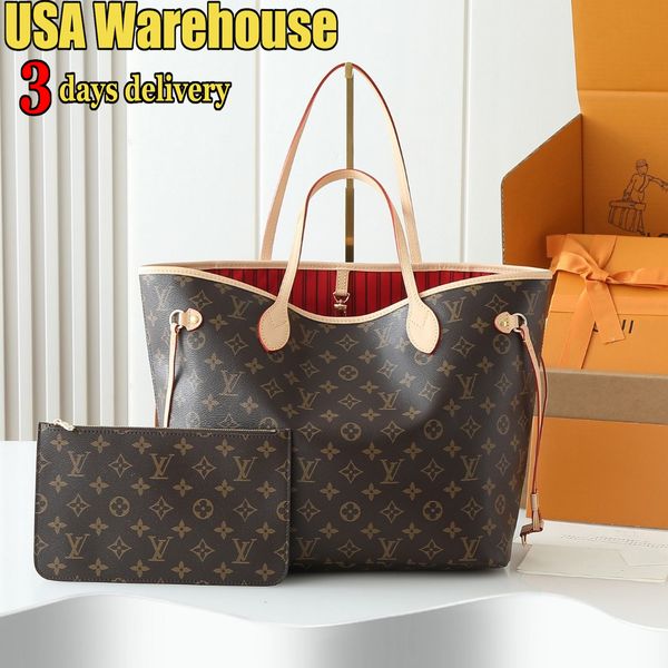 

louis vouit0n bag Luxury Bags Designer Bags Neverfull Tote Bag Shoulder Bags Handbags Tote Bags Large Capacity Shopping Bags Women's High Quality bag M41177 MM, #23