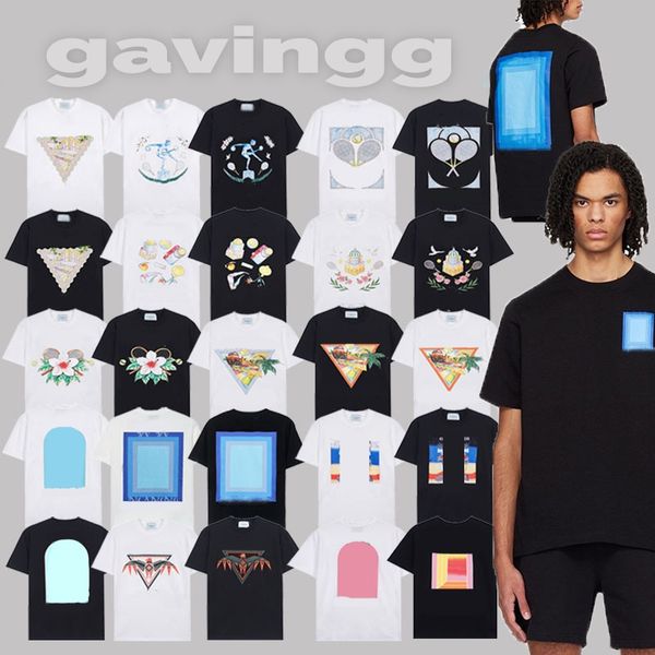 

Luxury Shirts Designer T-Shirts Men's Fashion T-Shirts High Quality Summer Short Sleeves Unisex Street T-Shirts Spring Summer New Colourful Printed T-shirt, Style 1