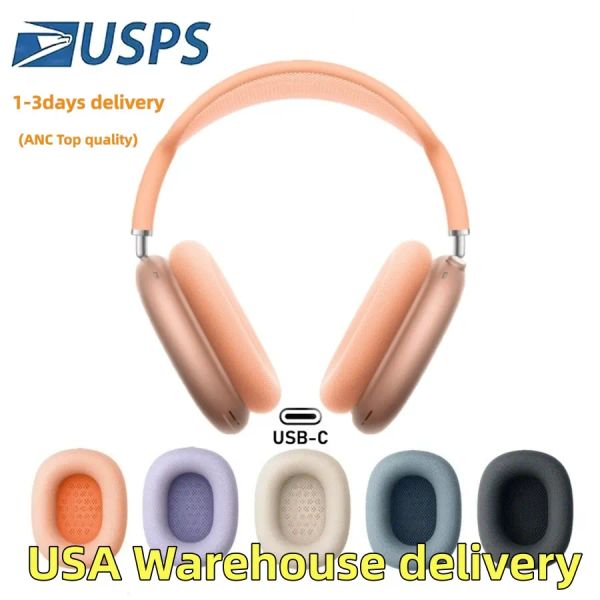 

USA Stock Airpods Max bluetooth earbuds Headphone Accessories Transparent TPU Waterproof Protective case AirPod Maxs pro 2 Headphones Headset Rimudry cover Case