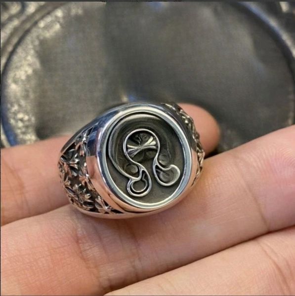 

Ring Designer Rings Plated Silver Hip Hop Men Women High Quality Chromes Vintage Cross Jewelry Gift